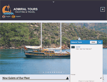 Tablet Screenshot of admiral-tours.com